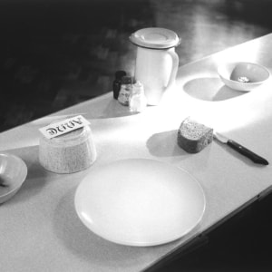 Anne Noble, A Place Setting in the Refactory, 1988