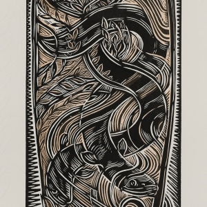 Michel Tuffery, Searching for the Water in Te Whanganui-a-Tara, 2024