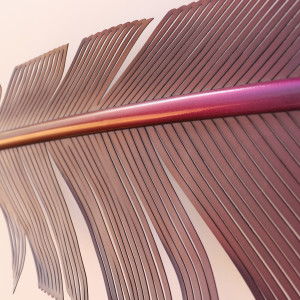 Neil Dawson, Kererū feather, 2020