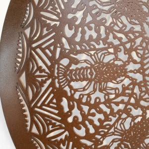 Michel Tuffery, Woven Kōura Valu (First Quarter Moon), 2024