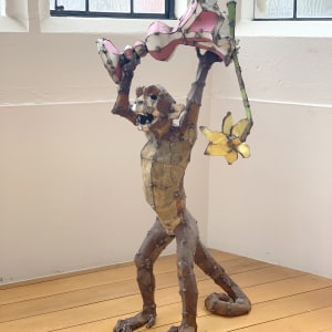 Hannah Kidd, Monkey Holding Vase, 2017