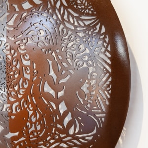 Michel Tuffery, Ngā Tuna Watercress (Last Quarter Moon), 2024