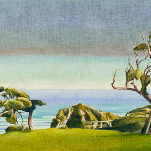 Stanley Palmer, Study for Akeake - Chatham Islands, 2020