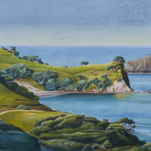 Stanley Palmer, Study for 'From Awana Road - Aotea - Great Barrier, 2018