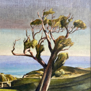 Stanley Palmer, Study for Akeake - Chatham Islands, 2020