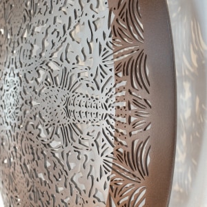 Michel Tuffery, Fa Kōura (Waning Gibbous Moon), 2024