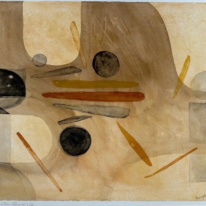 Alan Reynolds, Yellow and Ochre Composition, 1964