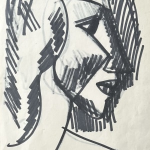 Edward Wolfe, Cubist Head in Profile, c. 1930s