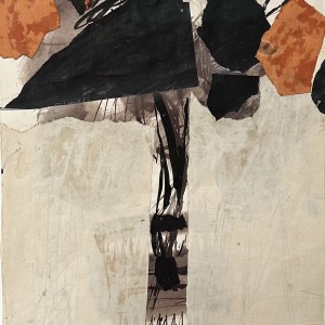 Robert Adams, Untitled collaged figurative drawings, 1949