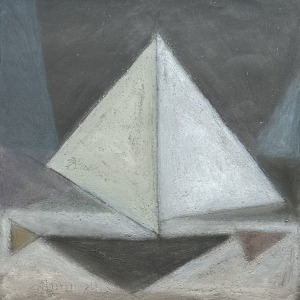 Roy Turner Durrant, Sail Boat Composition, 1969