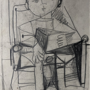 Carlos Carnero, Composition abstraite, c. 1960