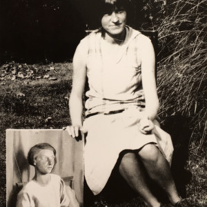 Dorothy Hepworth, Girl in Blue, Cookham, 1927