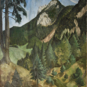 John Nash, Pathway, Whiteleaf Woods, 1922/3