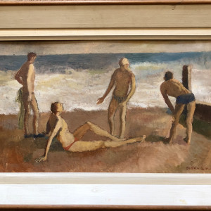 Diana Low, Bathers at Rye, 1948