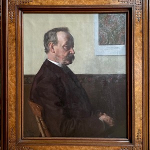 William Paddock, Portrait of Thomas Hardy, 1896