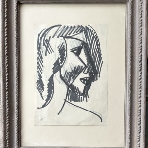 Edward Wolfe, Cubist Head in Profile, c. 1930s