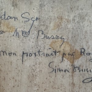 Man Ray, Maurice de Vlaminck with a Fang (Gabon) Figure, c. 1920