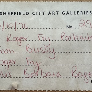 Man Ray, Maurice de Vlaminck with a Fang (Gabon) Figure, c. 1920