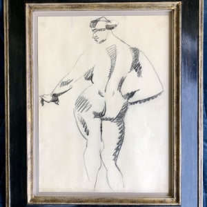 Henri Gaudier-Brzeska, Standing Female Nude, Back View, 1913
