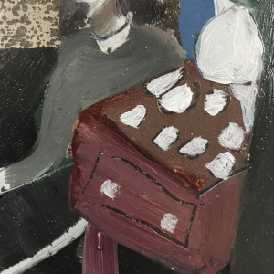 Melora Griffis, Freud's fireplace, 2018