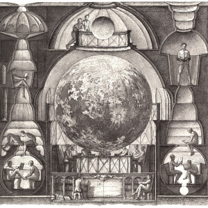 Érik Desmazières, La Lune en ses quartiers, 2011