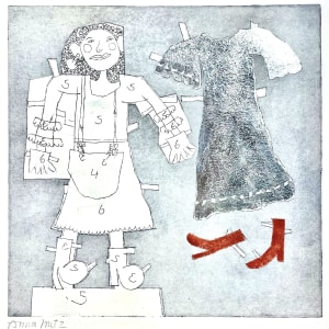 Anna Metz, Série Abécédaire - Aankleedpop (La Poupée à habiller), 2012