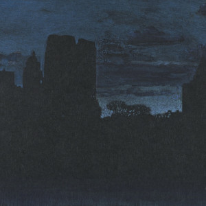 Jean-Baptiste Sécheret, série 'Central Park, soir' #8 - Bleus, 2020