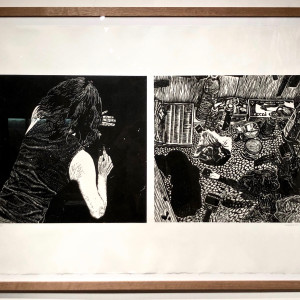 Ariane Fruit, Scène de crime - Dalles #24 & #15, 2018