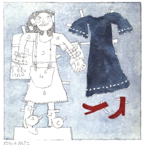 Anna Metz, Série Abécédaire - Aankleedpop (La Poupée à habiller), 2012