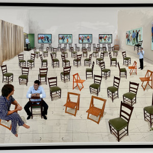 David Hockney, The Chairs, 2014