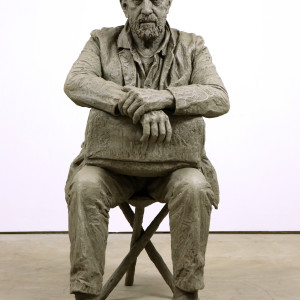 Seated Figure (monotone), 2016