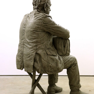 Seated Figure (monotone), 2016