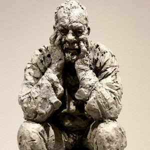 Seated Man Maquette 2 (from a set of 3), 2016