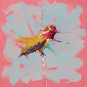 Jamel Akib, Hummingbird - Pink No.2, 2020