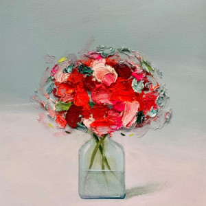 Fran Mora, Small Red Flowers, 2020
