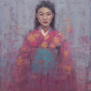 Jamel Akib, The Yellow & Crimson Kimono, 2022