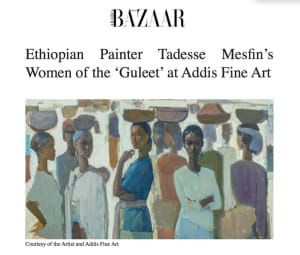 Ethiopian Painter Tadesse Mesfin’s Women of the ‘Guleet’ at Addis Fine Art Image