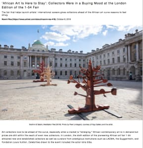 ‘African Art Is Here to Stay’: Collectors Were in a Buying Mood at the London Edition of the 1-54 Fair Image