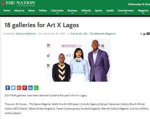 18 galleries for Art X Lagos - The Nation Nigeria | Image