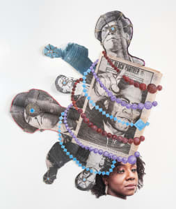 Helina Metaferia, Headdress XXVI, 2021. Courtesy of Addis Fine Art.