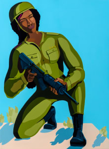 Nirit Takele, Soldier 5328991, 2019. Courtesy of the Artist and Addis Fine Art