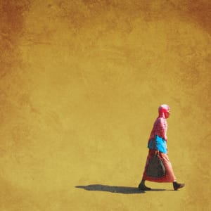 Girma Berta, Moving Shadows XI, 2016. Image courtesy of the artist and Addis Fine Art.