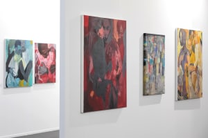 Installation views of Art Dubai 2021. Courtesy of Jalal Abuthina and Addis Fine Art