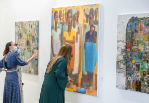 Event Image of Art Dubai 2021. Courtesy of Jalal Abuthina and Addis Fine Art.