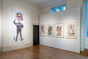 Installation view of 1-54 Contemporary African Art Fair. Courtesy of Ridvan Bayrakoglu and Addis Fine Art.