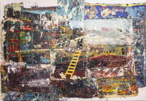 Ermias Kifleyesus, Addis London, Oil on Canvas, 2020