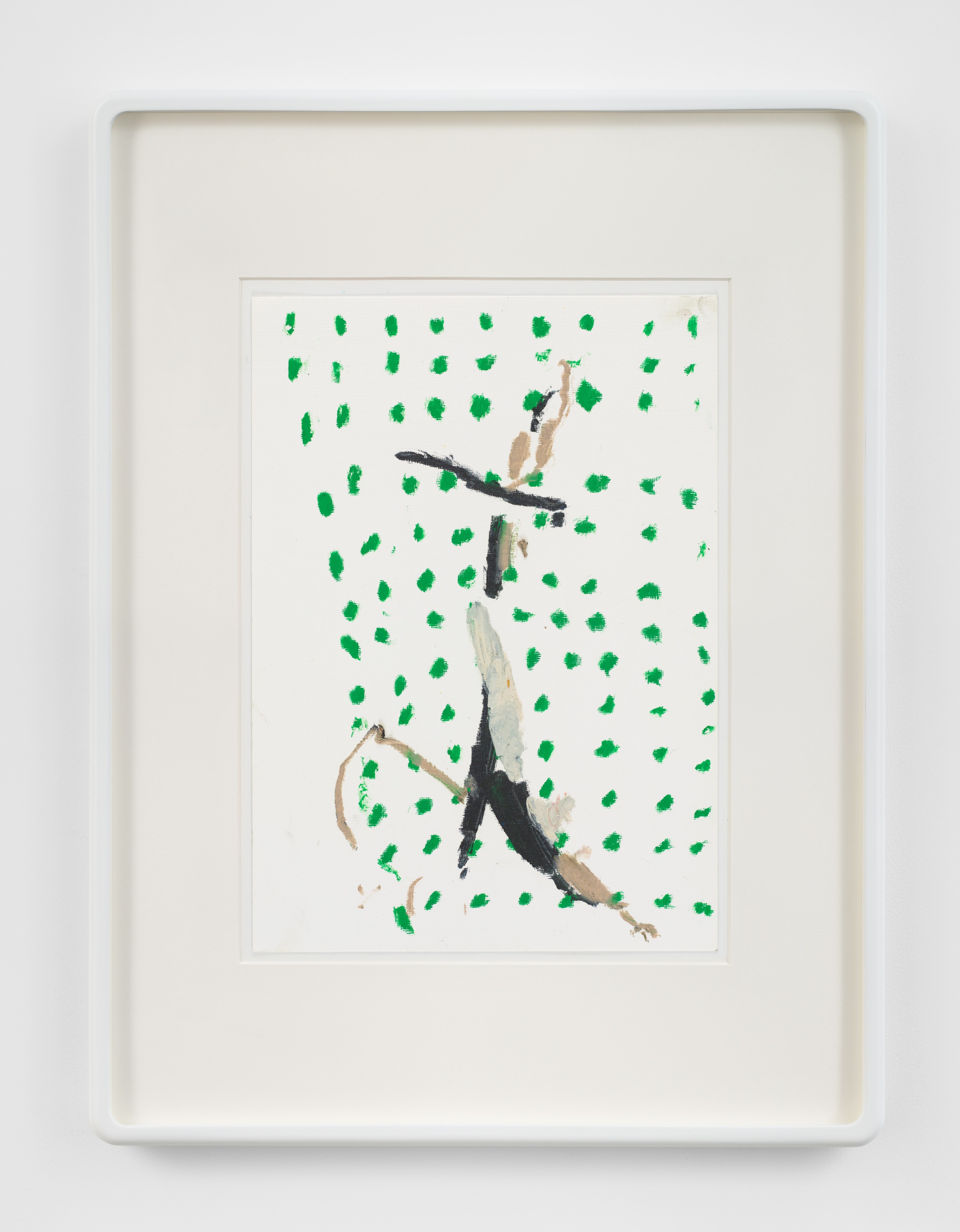 Guess Work, 2022 oil stick on paper 25 × 35 cm (9 ¾ × 13 ¾ in) £1000 + VAT