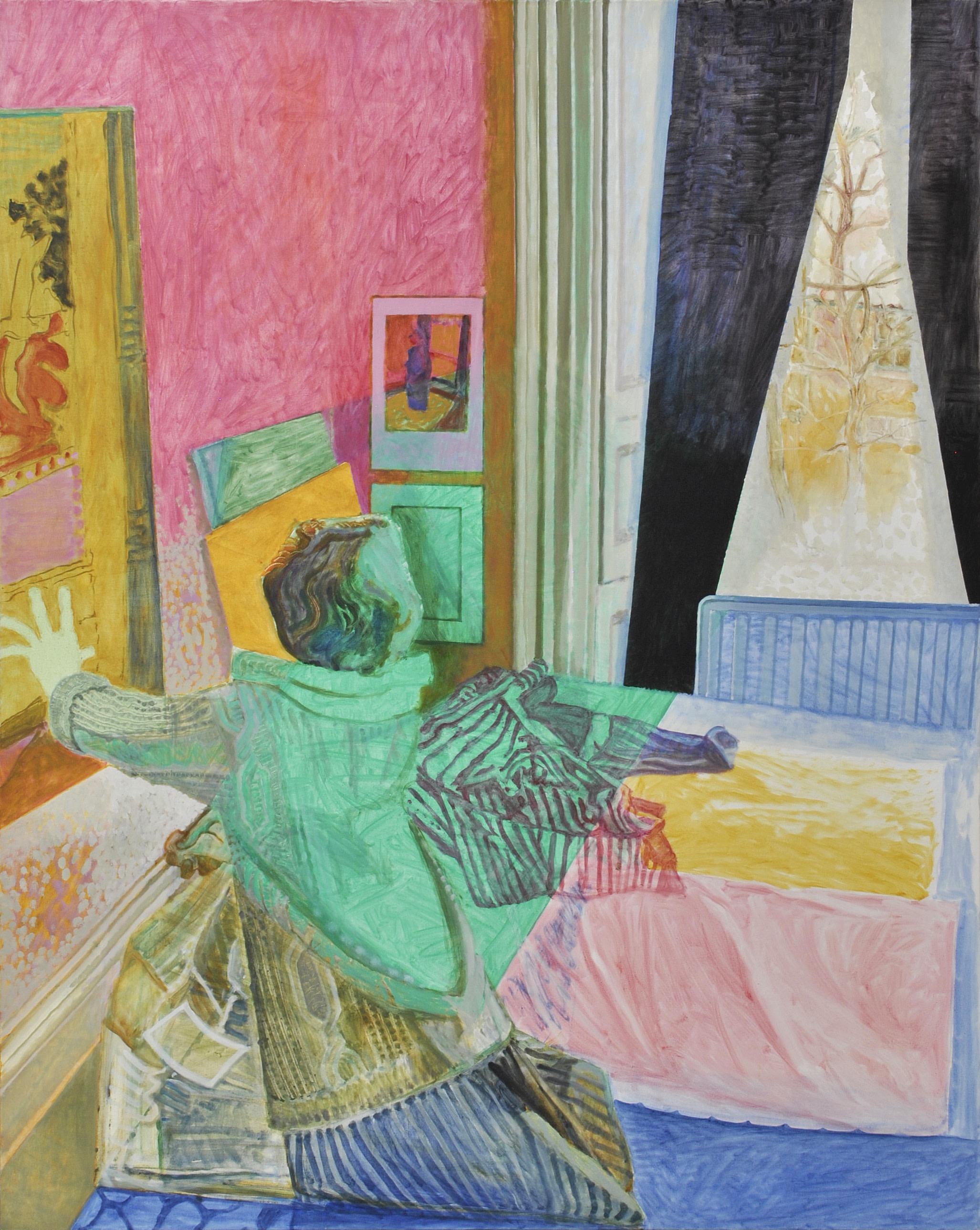 Kneeling, 1993 oil on canvas 152 × 122 cm (59¾ × 48 in) (MH010)