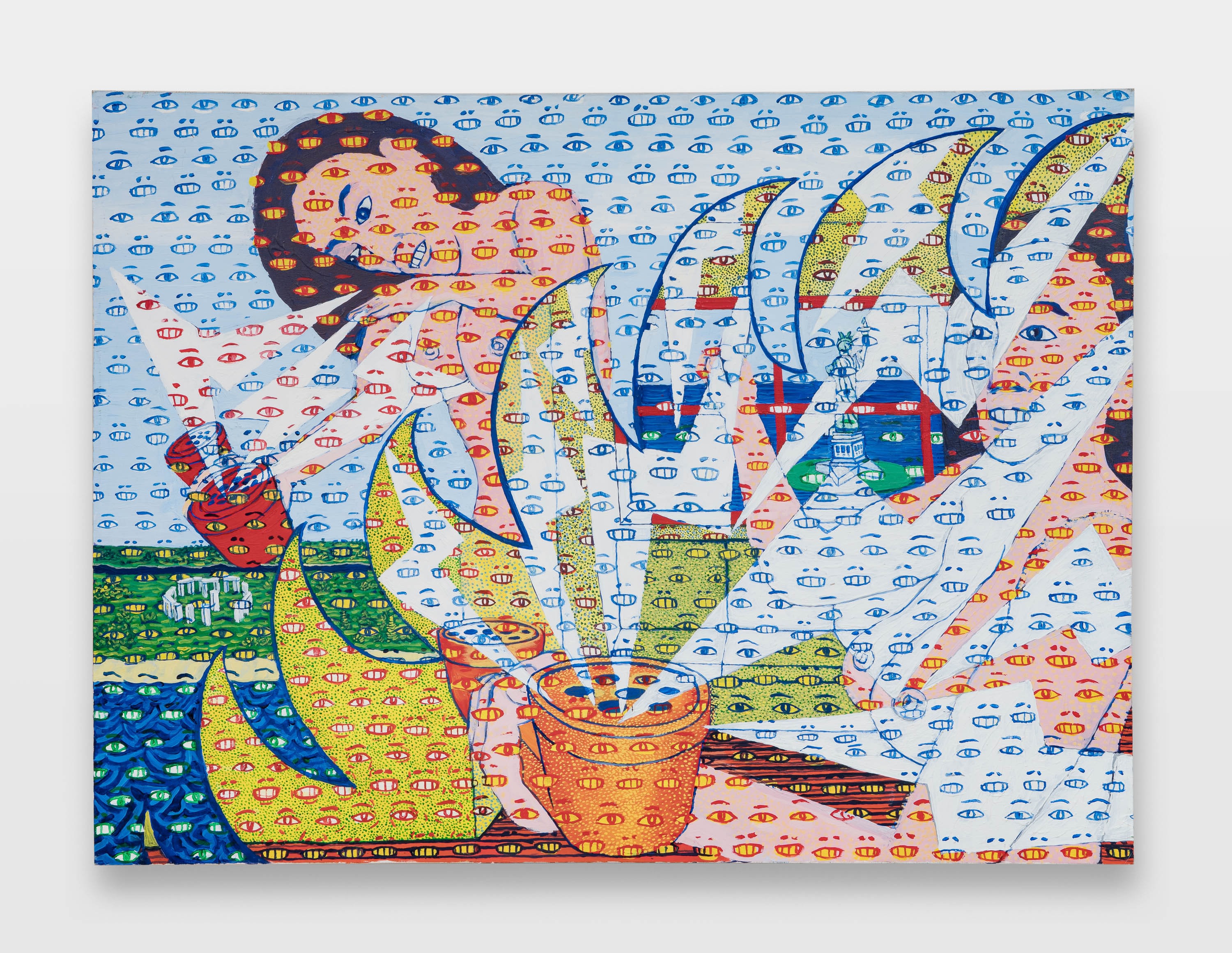 Phone Hex, 1999 oil on canvas 91.5 × 122 cm (36 × 48 in)