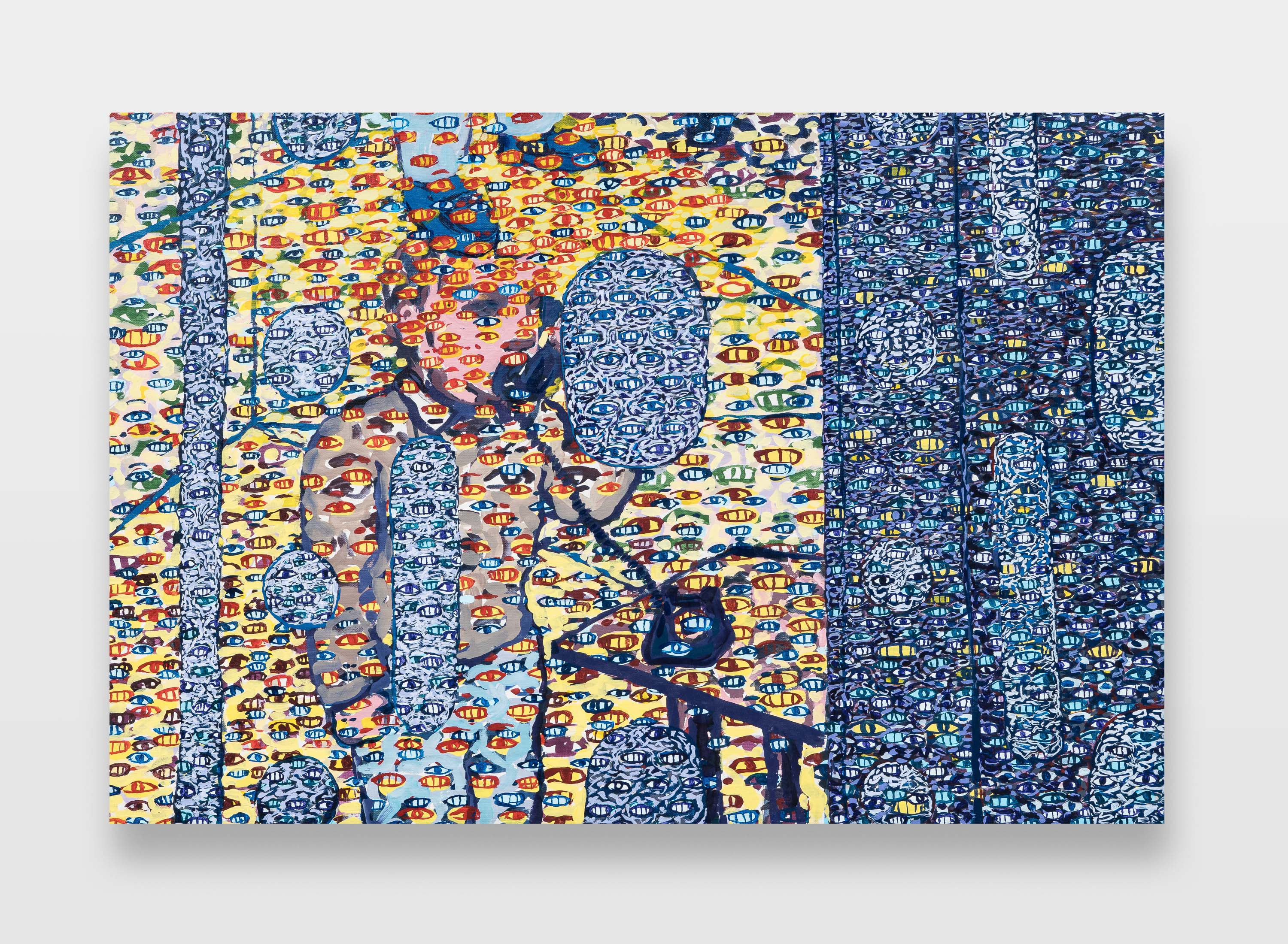 Boy On The Phone, 1994 acrylic on canvas 76 × 101.5 cm (30 × 40 in)